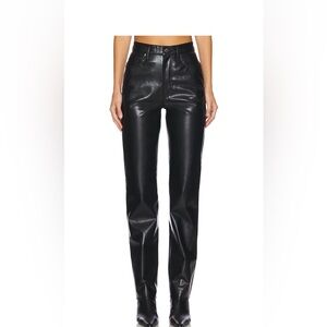 Agolde 90’s pinch waist leather pants
Size 24